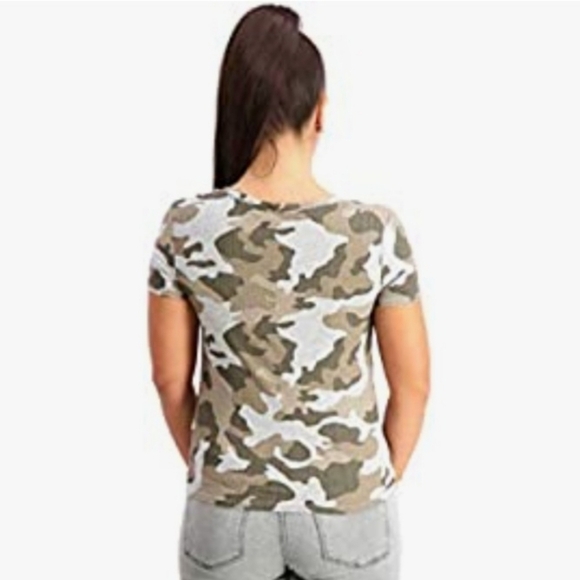 FREE With Purchase Hippie Rose Top In Olive Camo Twist Front Size XS - Picture 11 of 13